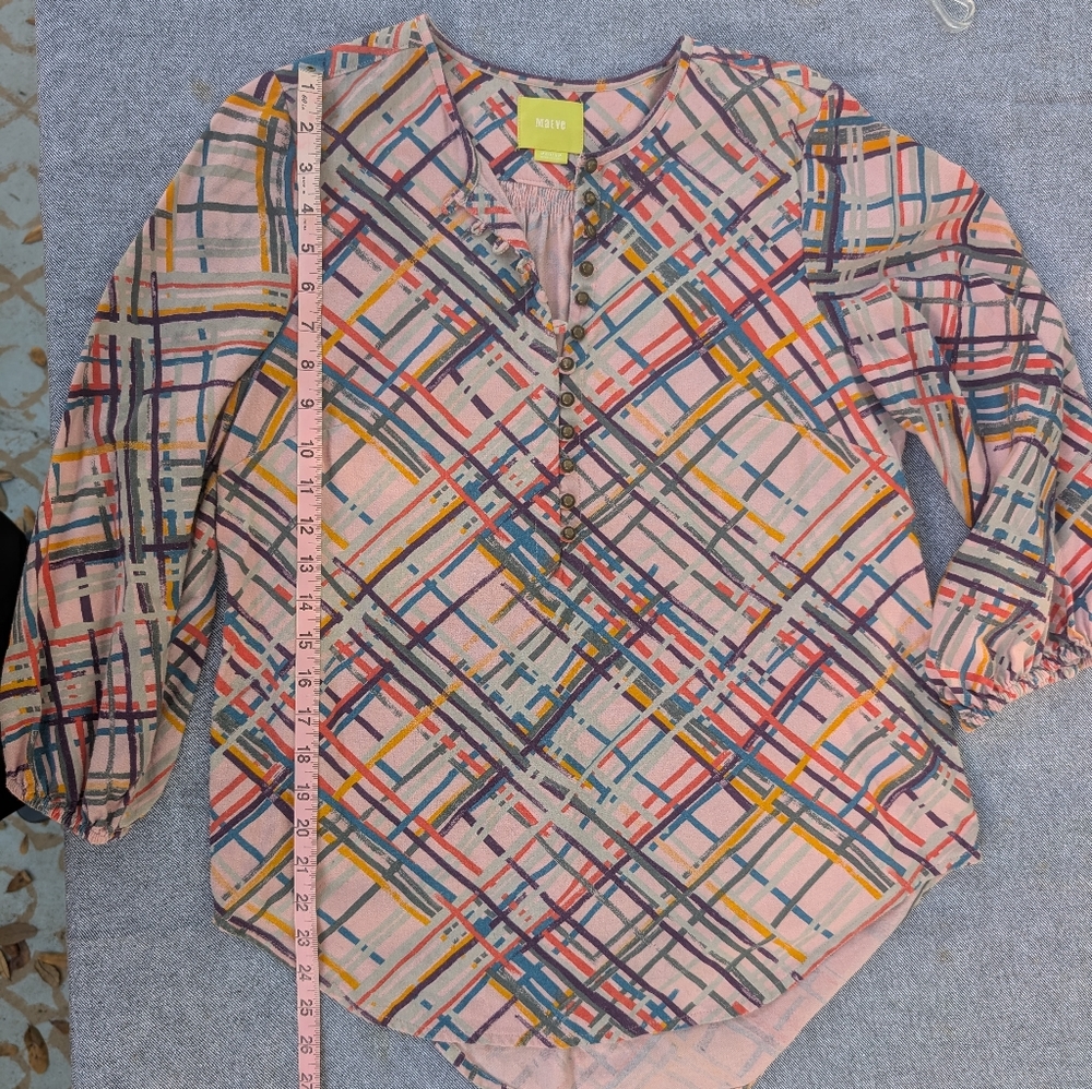 MAEVE - Multicolor Women's Top - 50's Style Fabric